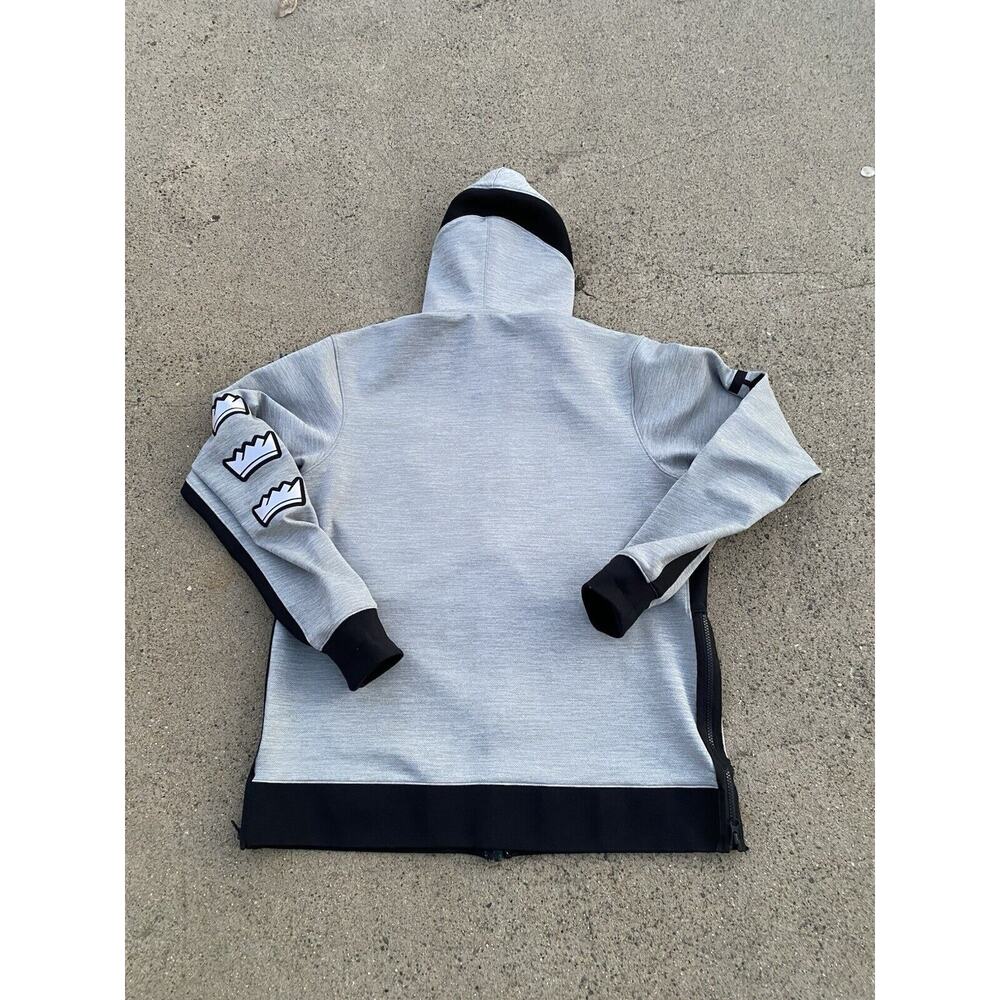 Nike Sacramento Kings Full Zip Showtime Hoodie Size Large Gray - Picture 8 of 12